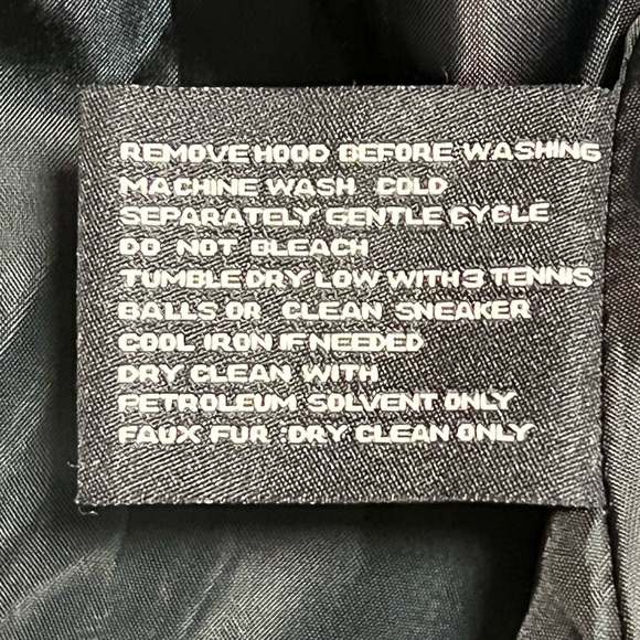 London Fog Faux Fur Hooded Down/Waterfowl Zip Puffer Coat - Picture 10 of 10